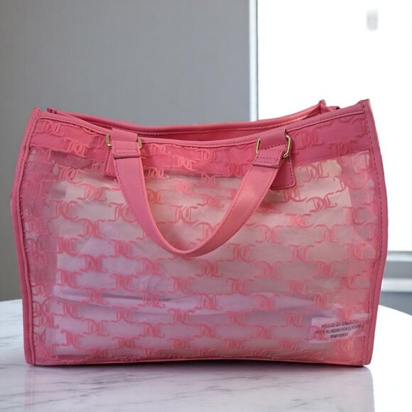 Juicy Couture Juicy Gelato Pink Lemonade Square Tote NWT - Picture 6 of 9